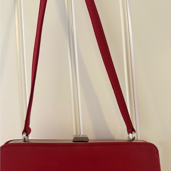 Vintage Esprit Deep Red Shoulder Bag - Picture 7 of 9